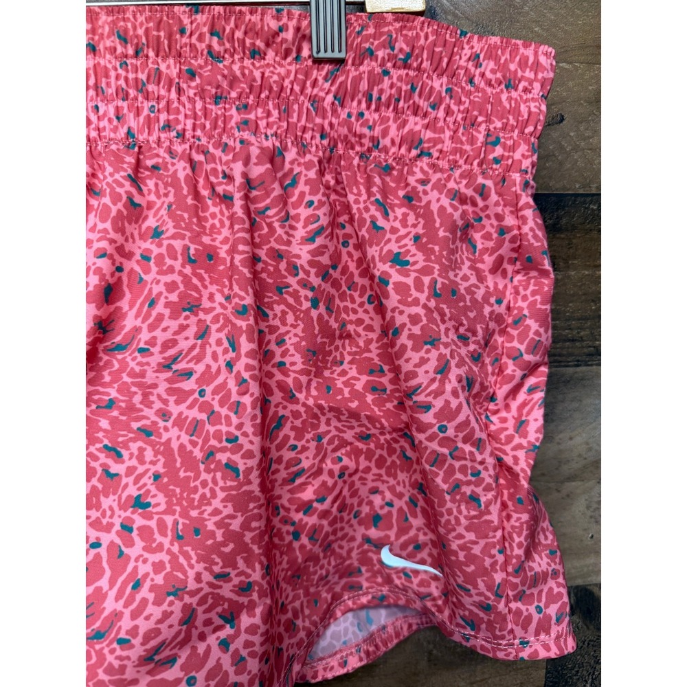 Nike Dri-FIT Training Shorts Women's XL Desert Coral 3" Brief-Lined HF4500-611 - Picture 3 of 7